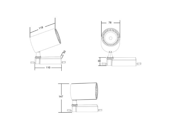 Трековый светильник Maytoni Vuoro Trinity TR029-3-10W4K-B