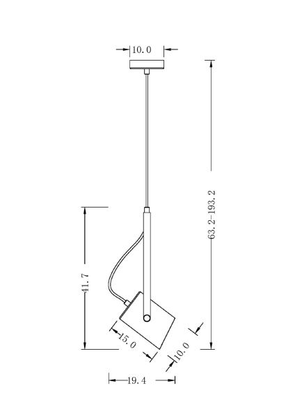 Светильник подвесной Freya Elori FR4004PL-01WB