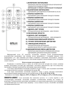 Светильник потолочный Citilux Астрон CL733480G