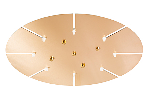 Crystal Lux Потолочная база D600-8 BRASS