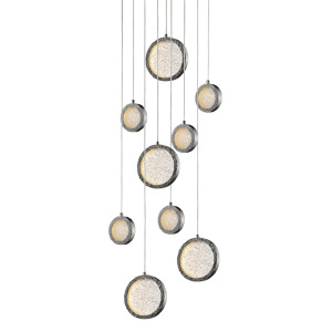 Светильник подвесной Delight Collection Bottega P98014M-9 polished nickel