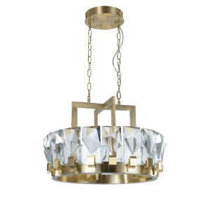 Подвесная люстра Delight Collection Peruzzi GM0034-P12-2 ant.brass