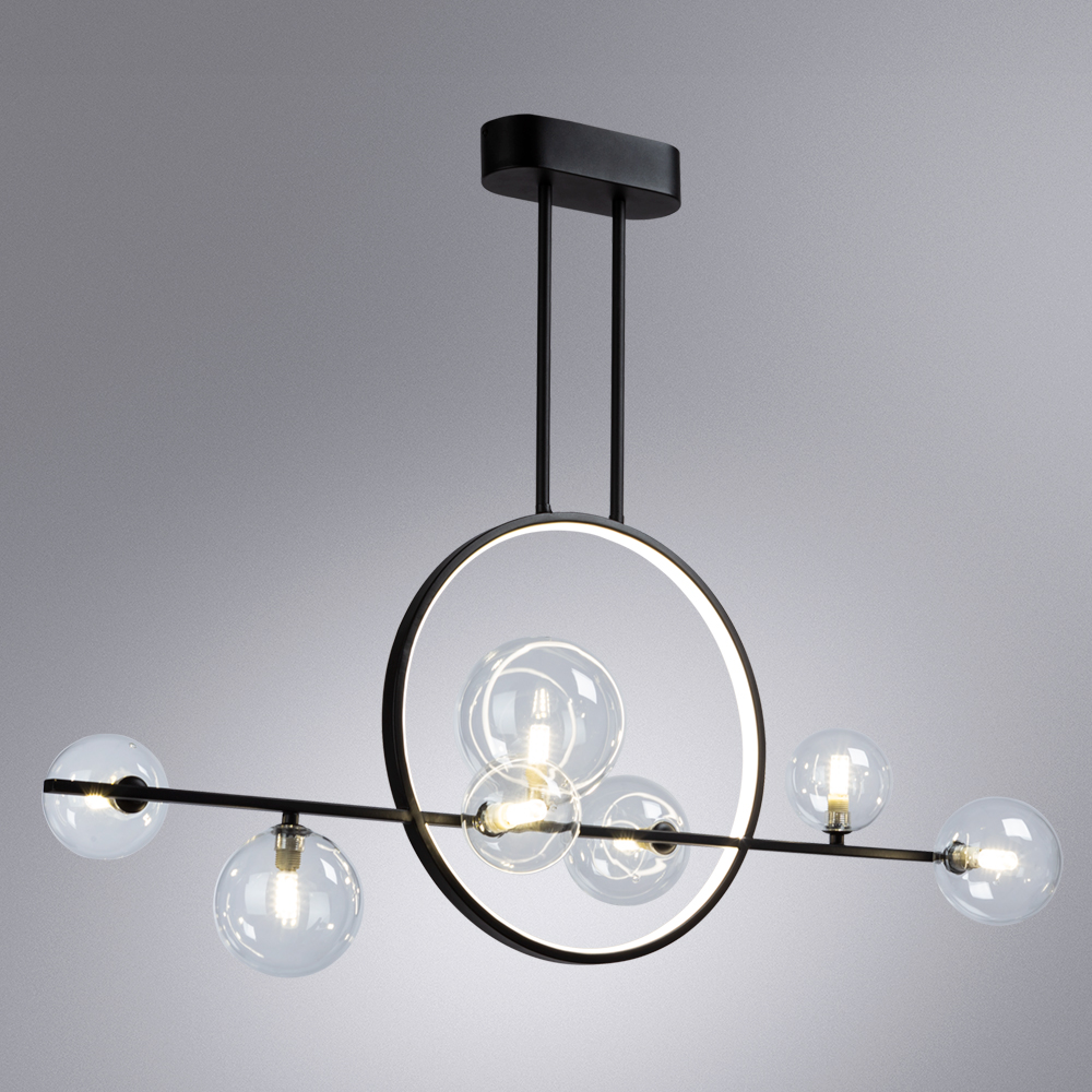 Потолочная люстра Arte Lamp Saturn A7791SP-59BK - купить в интернет  магазине «Маркет-Света»