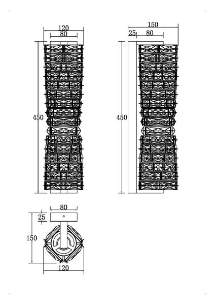 Настенный светильник Maytoni Coil MOD125WL-L6CH3K