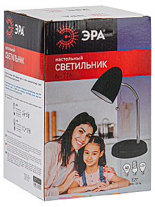 Настольная лампа ЭРА N-116 N-116-Е27-40W-BK