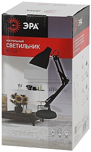 Настольная лампа ЭРА N-123 N-123-Е27-40W-BK