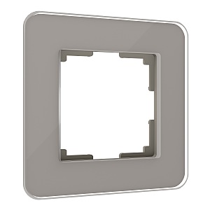 Рамка Werkel Elite дымчатый W0012417/ Рамка на 1 пост Elite (дымчатый, стекло)