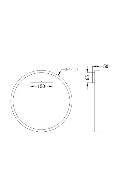 Настенный светильник Maytoni Rim MOD058WL-L25W4K