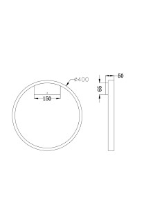 Настенный светильник Maytoni Rim MOD058WL-L25W4K