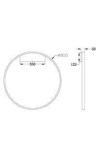 Настенный светильник Maytoni Rim MOD058WL-L50B4K