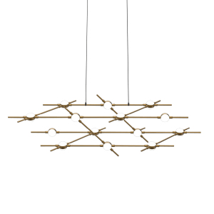 Подвесная люстра Delight Collection Molecular MD18001067-14A  black/gold
