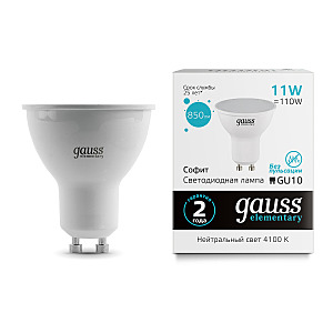Светодиодная лампа Gauss Elementary MR16 13621