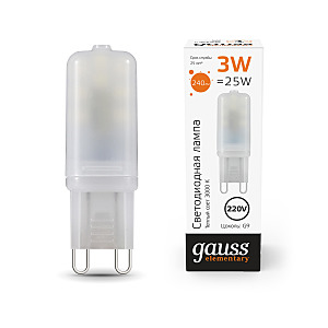Светодиодная лампа Gauss Elementary G4/G9 14913