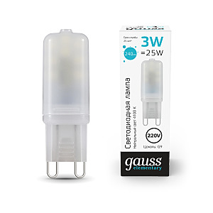 Светодиодная лампа Gauss Elementary G4/G9 14923