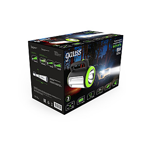 Фонарик Gauss Фонарь прожекторный GF603