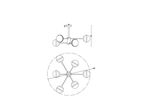 Потолочная люстра Freya Sonder FR5204PL-06BS