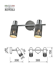 Светильник спот Rivoli Lethe 3123-312