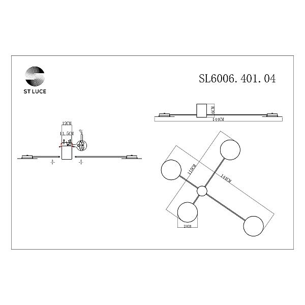 Настенный светильник ST Luce Tondo SL6006.401.04