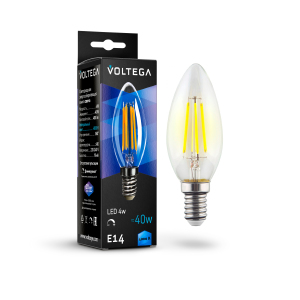 Светодиодная лампа Candle dim 5W Voltega 8461 E14 5Вт 4000