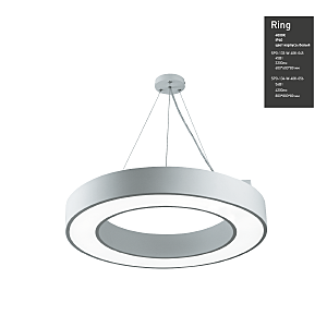 Светильник подвесной ЭРА Ring SPO-134-W-40K-056