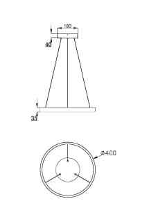 Подвесная люстра Maytoni Rim MOD058PL-L22W3K