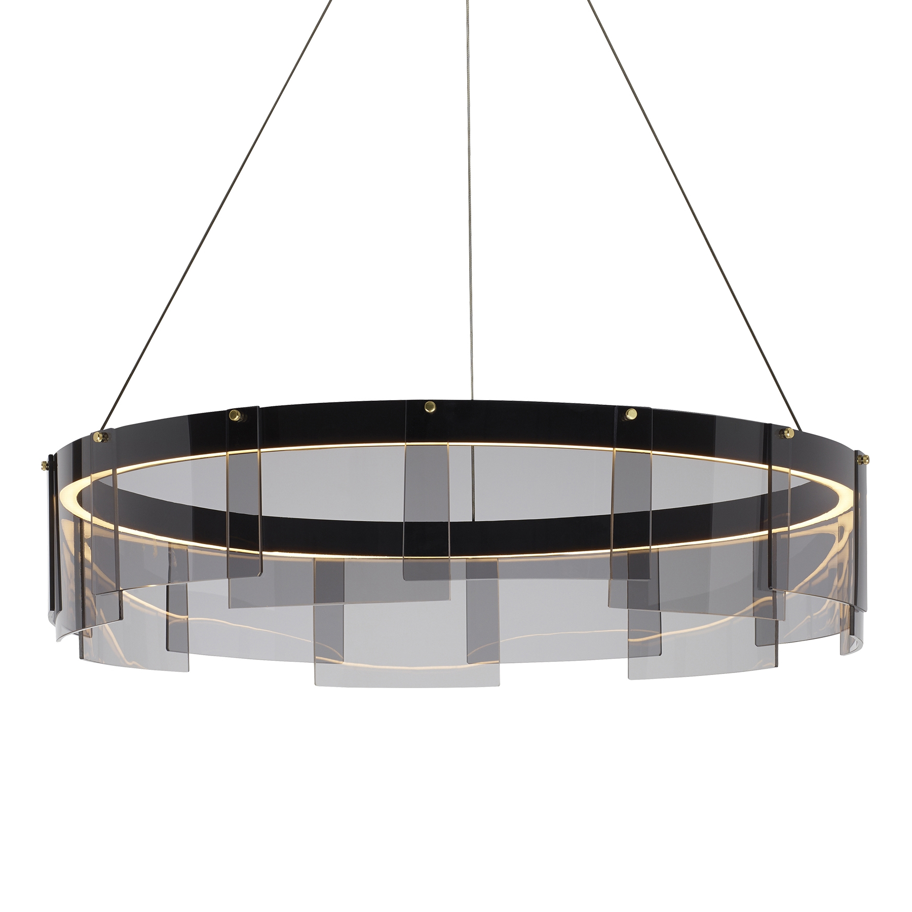 

Подвесная люстра Delight Collection Stratos D8825P/L black/smoky
