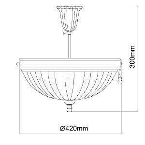 Потолочная люстра MW Light Афродита 317011504