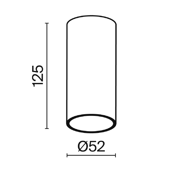 Накладной светильник Maytoni FOCUS LED C056CL-L12B4K-W-D-B