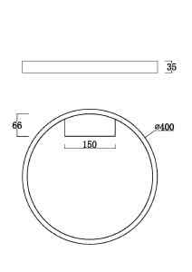 Светильник потолочный Maytoni Rim MOD058CL-L25B3K