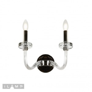 Настенное бра iLamp Vibe W9474-2 Nickel