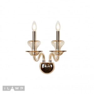 Настенное бра iLamp Mercury W9448-2 Gold