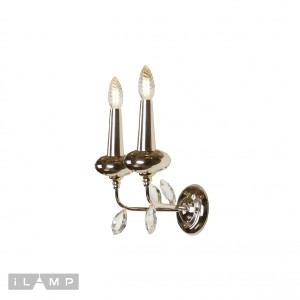 Настенное бра iLamp Dames B1020-2GD