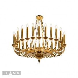 Подвесная люстра iLamp Louvre MD8551-30 GD