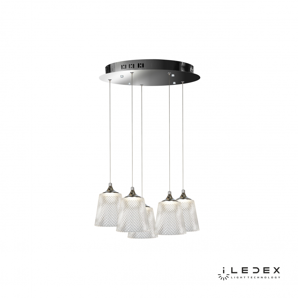 Светильник подвесной ILedex Flora WD8007-5 CR 12545₽