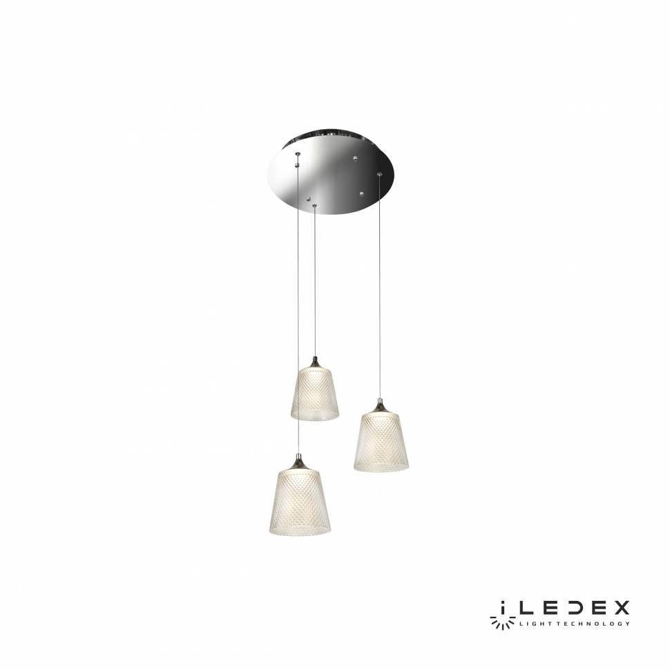 Светильник подвесной ILedex Flora WD8007-3 CR 8095₽