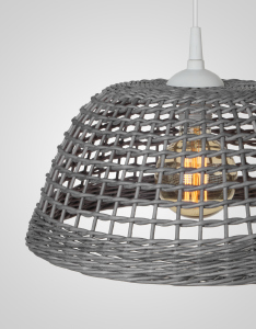 Светильник подвесной Мелодия Света Rattan RG202-1P-400 GR 000031222