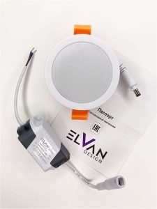 Встраиваемый светильник Elvan 109 VLS-109R-7W-WW-Wh
