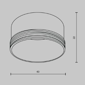 Декоративное кольцо для Focus Led 5Вт Maytoni Focus LED RingS-5-W