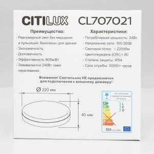 Светильник потолочный Citilux Люмен CL707021