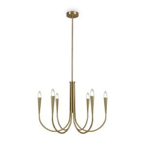 Люстра на штанге Freya Branches FR5253PL-06BS