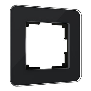 Рамка Werkel W0012448/ Рамка на 1 пост Elite (черный, стекло)