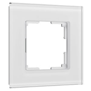 Рамка Werkel W0013101/ Рамка на 1 пост Senso (белый, стекло soft-touch)