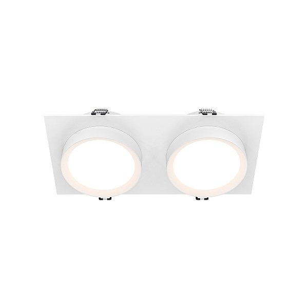 Встраиваемый светильник Maytoni Downlight DL086-02-GX53-SQ-W