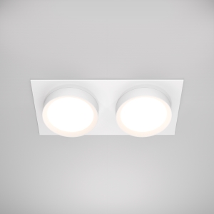 Встраиваемый светильник Maytoni Downlight DL086-02-GX53-SQ-W