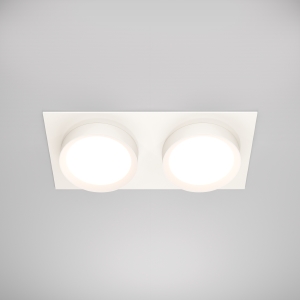 Встраиваемый светильник Maytoni Downlight DL086-02-GX53-SQ-W