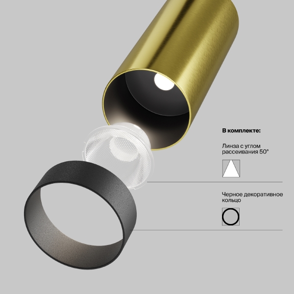 Встраиваемый светильник Maytoni FOCUS LED C053CL-L12W4K-W-BS