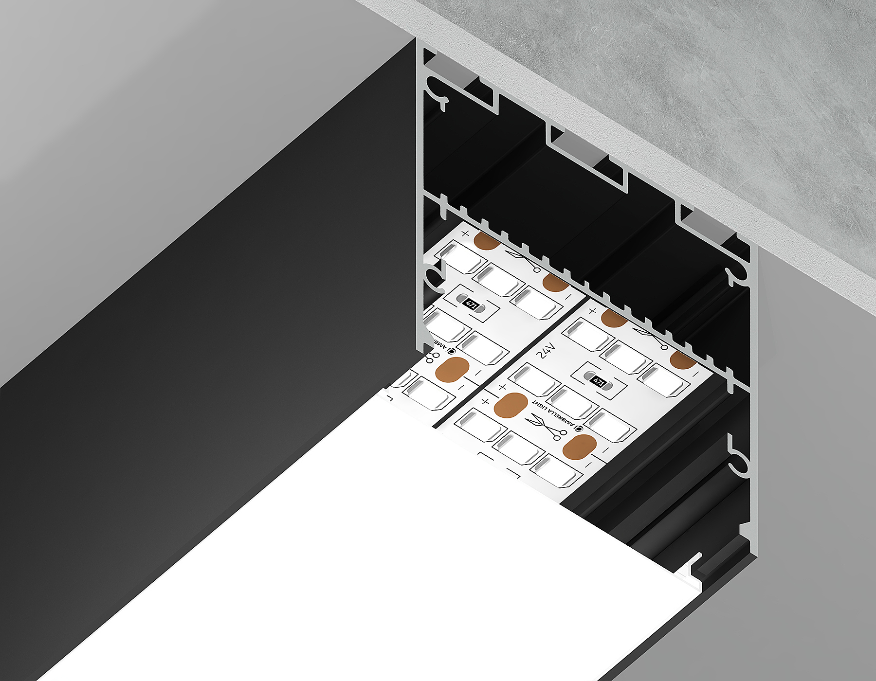 

Профиль Ambrella Illumination GP3100BK