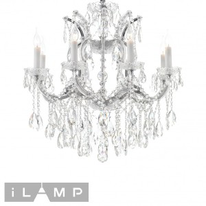 Подвесная люстра iLamp Diamond 6071-8 CR+CL