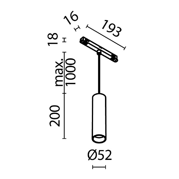 Трековый светильник Maytoni Focus LED Exility TR041-4-12W3K-M-DS-BBS