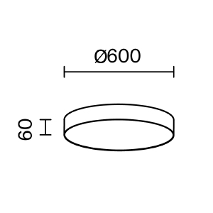 Светильник потолочный Maytoni Zon C032CL-90W3K-RD-MG